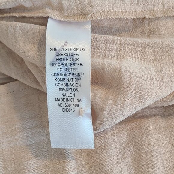 ADRIANNA PAPELL Pleated Lace Trim Blouse Long Sleeve XL Romantic Cottagecore - Picture 7 of 7